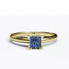 varitsa-jewellers - Solitaire Gold Engagement Ring with 0.35ct Princess Cut Sapphire - 01SG04S